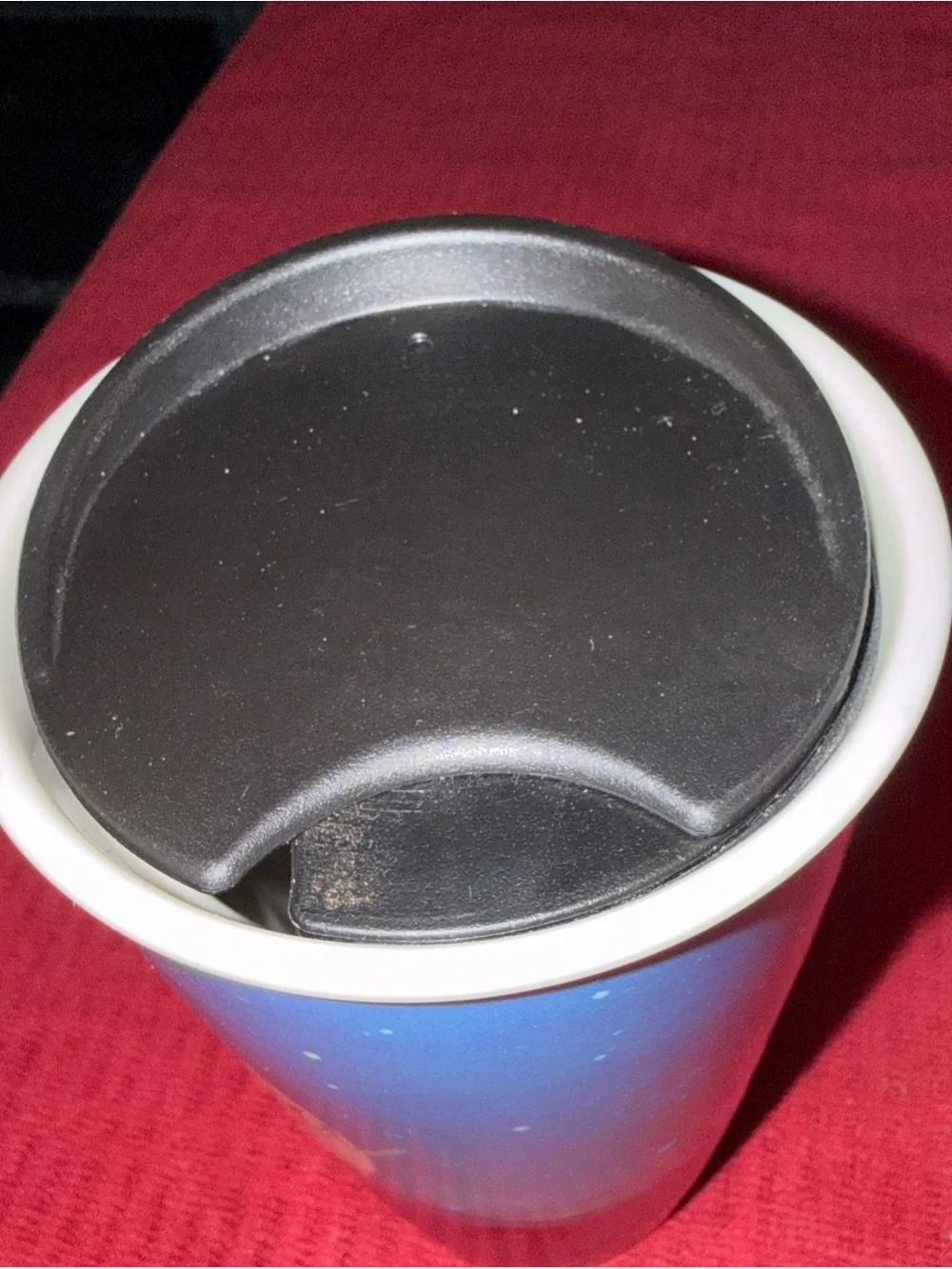 RARE Starbucks Nevada Desert Night Moon Ceramic Travel Tumbler Mug 12oz PRISTINE